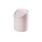 Mini Desktop Bin Small Trash Can Tube With Cover Bedroom Trash Can Garbage Can Clean Workspace Storage Box Home Desk Lootquake LLC