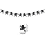 1set Halloween Decoration Banner Bunting Scary Spider Ghost Bat Hanging Garland Pull Flag Pendant For Halloween Party Home Decor Lootquake LLC