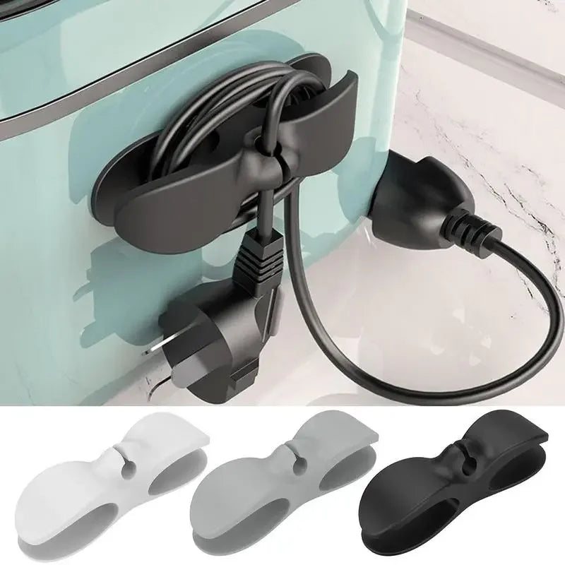 Kitchen storage wire winder, household traceless plug fixed power cord organizer, wire and cable management, home storage tools Lootquake LLC