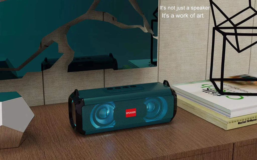 Portable Bluetooth Speaker with Hi Res Audio Extended Bass and Treble Wireless HiFi High Quality Super Volume Speakers Lootquake LLC