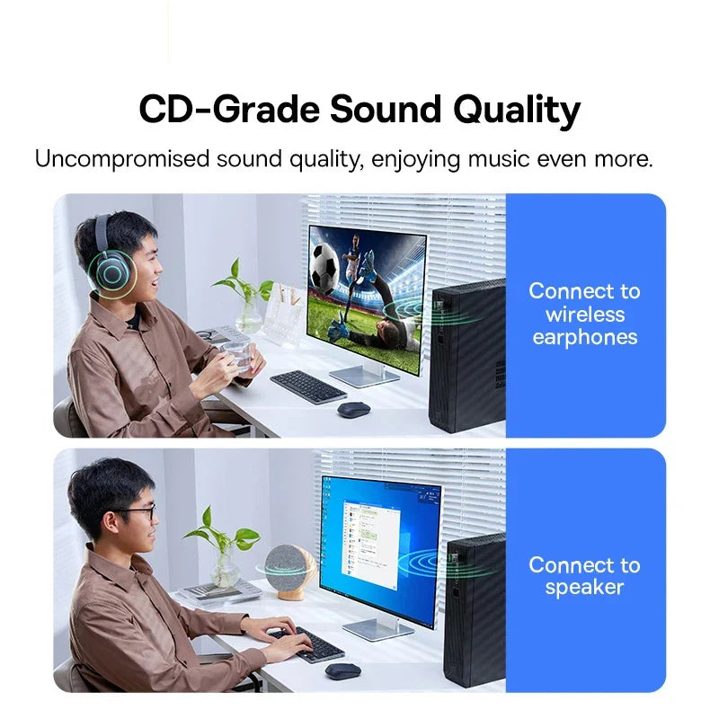 Baseus USB Bluetooth Adapter Bluetooth 5.3 Dongle Adaptador for PC Laptop Wireless Speaker Audio Receiver USB Transmitter Lootquake LLC