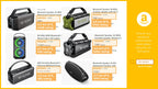 Bluetooth Speaker with LED Display Heavy Bass and 15W Power Waterproof IPX7 for Outdoor Parties Lootquake LLC