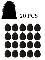 20pcs Finger Air Cushion Sponge Powder Puff Set, Makeup Puff, For Liquid Foundation, Powder Foundation, Concealer. Lootquake LLC