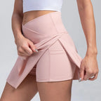 Women Pleated Tennis Skirt with Pockets - SJB-DIAMOND ELITES