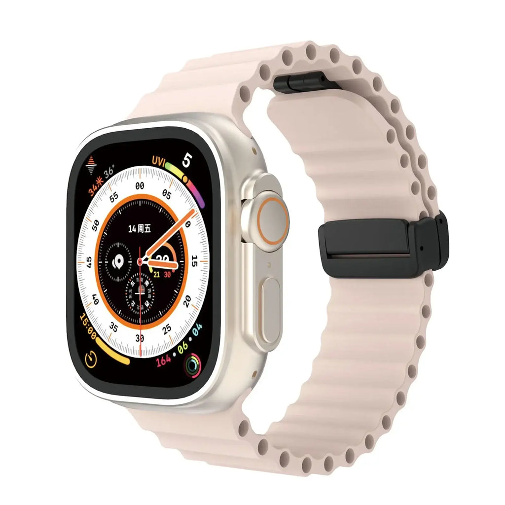 Apple Watch Silicone Strap - Soft Flexible Magnetic Design - SJB-DIAMOND ELITES