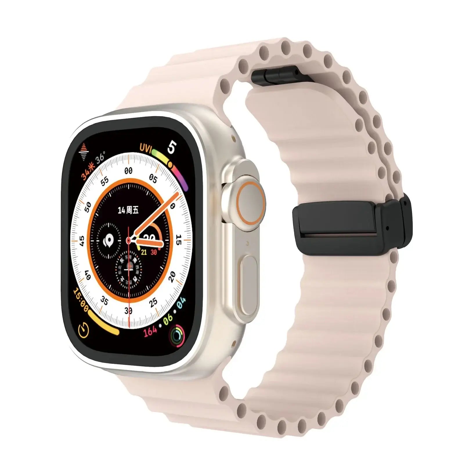 Apple Watch Silicone Strap - Soft Flexible Magnetic Design - SJB-DIAMOND ELITES