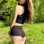 Stretch lace safety pants Summer women's thin slip-proof comfortable tight-fitting shorts