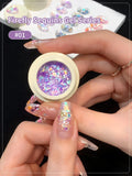 5g Fluorescent Disco Iuminous Sequin Gel Nail Polish Neon Ultraviolet LED Nail Gel Soak Off Gel Varnish Luminous Nail Art Gel Lootquake LLC