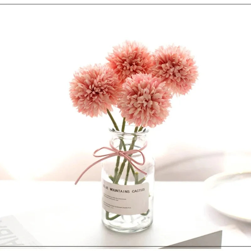 3/6Pc Hydrangea Artificial Flowers Bouquet Boho Home Bedroom Decor Wedding Decoration Craft Vases Flower Arrangement Accessories Lootquake LLC