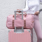 Stride Chic: Women's Gym Bag w/Shoe Spot THRIXINE