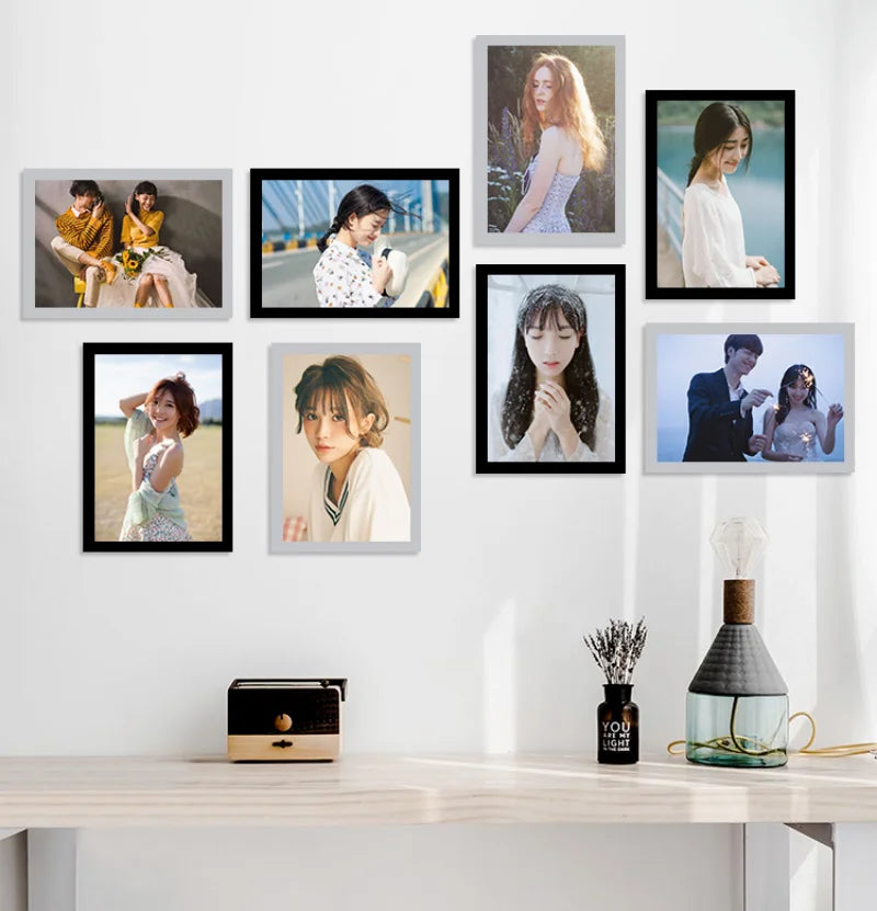 A4/A5/A6 Black Magnetic Photo Frame Publicity Column Advertising Column Self Adhesive Soft Poster Frame Certificate Folder Lootquake LLC