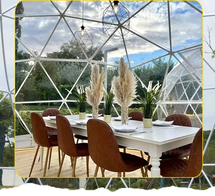 Garden Yard Glamping Dome Tent Inflatable Geodesic Dome Bubble Transparent Igloo Tent for Sale