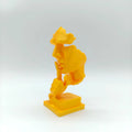 Sixiangjia Statue, Silence Is Golden Abstract Art Statue, 3D Printing Durable Plastic, Modern Plastic Home Sculpture, Simple Design High-Quality Ornaments, Home Office Desktop Decorations, Christmas Easter Halloween Creative Lootquake LLC