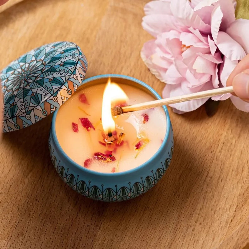 Scented Candle Handmade Natural Soy Aromatherapy Fragrance Birthday/New Year/Teacher Day/Christmas/Party Mother's Day Gift Lootquake LLC