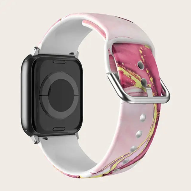Apple Watch Silicone Strap - Colorful Floral Pattern Band BandsCo Straps