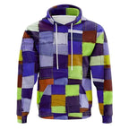 Men's hoodie 3D printed simulation sewing plaid sweatshirts fashion men's clothing Pi-Mart