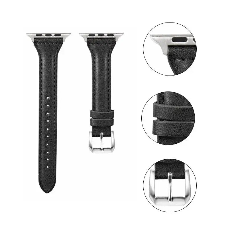 Apple Watch Leather Strap - Premium Quality, Stylish Design - SJB-DIAMOND ELITES