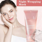 Hydrolyzed Collagen Overnight Facial Mask Wrapping Peel-Off Mask Hydrating Firming Mask for Elasticity Reduces Sagging Dullness Lootquake LLC