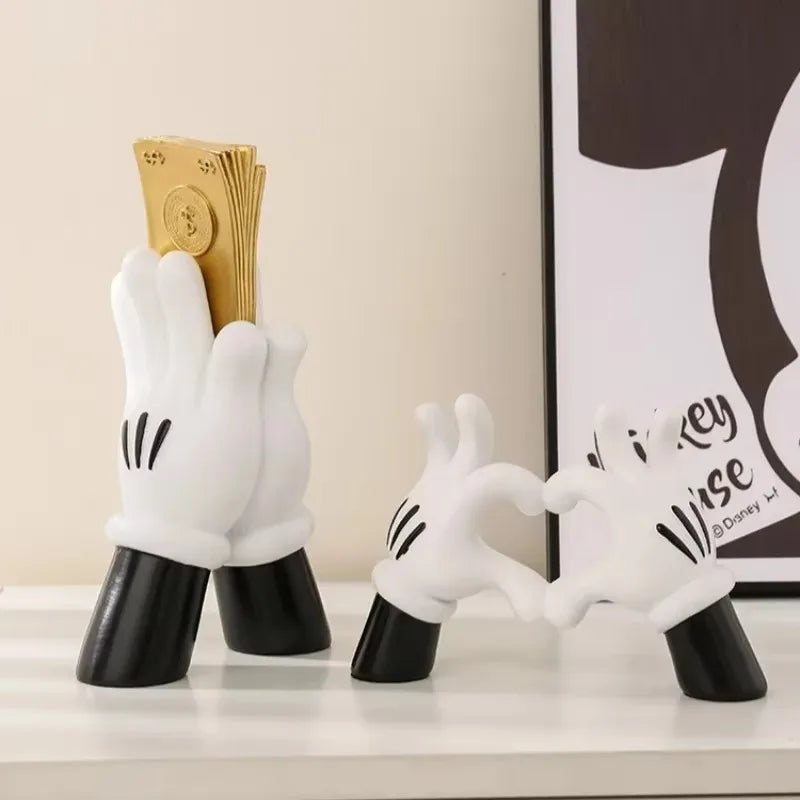 Aesthetic Hand Figurines Worship Money Creative Resin Sculpture Art Hand Statue Luxury Livingroom Decoration Desk Accessories Lootquake LLC