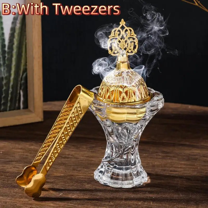 Moroccan Style Crystal Aroma Burner Fragrance Diffuser Arabian Night Lantern Candle Holders Luxury Home Decor Lootquake LLC