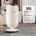 Premium Touch-Free Trash Can Large Capacity Stainless Steel Waste Bin for Living Room Kitchen Bathroom Floating Lid Tall Design Lootquake LLC