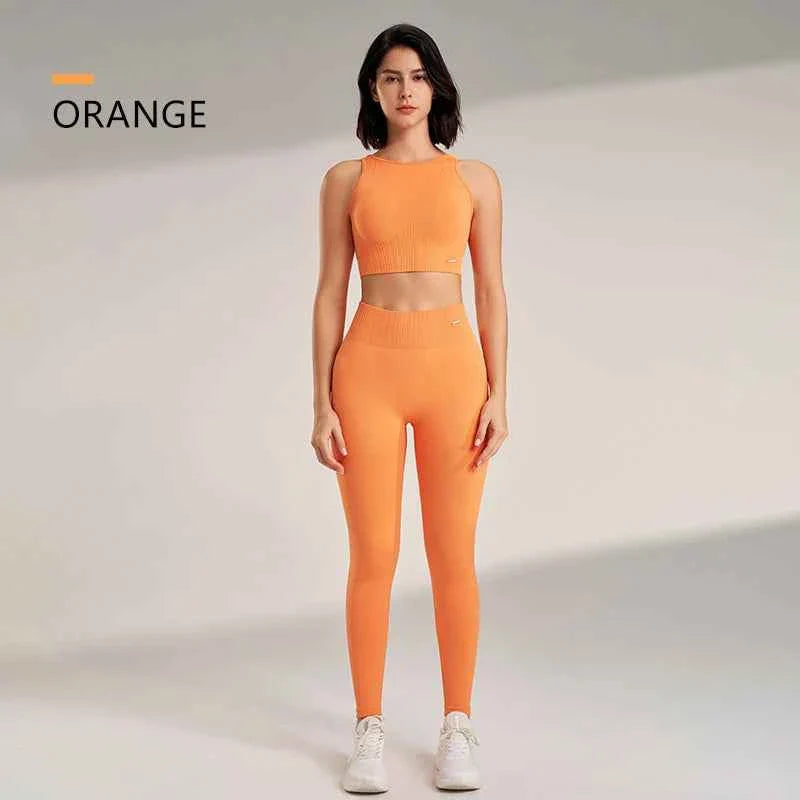 Women's High Waisted Leggings and Top THRIXINE
