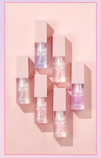 Pearlescent Pink Glitter Lip Oil Lustrous Color Changing Lip Gloss Moisturizing Makeup Lip Balm Mirror Glass Lip Glaze Cosmetics