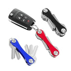 Smart key chain Mini Keychain Compact Key Decorative Holder Clip Home Storage Metal key Clip Aluminum Organizer Keychain Outdoor Lootquake LLC