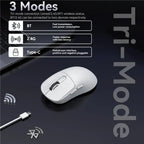 Attack Shark X3Pro Wireless  Gaming Mouse PixArt PAW3395 26000dpi Bluetooth Optical Mouse Tri-Mode Connection Macro Gaming Mouse Lootquake LLC