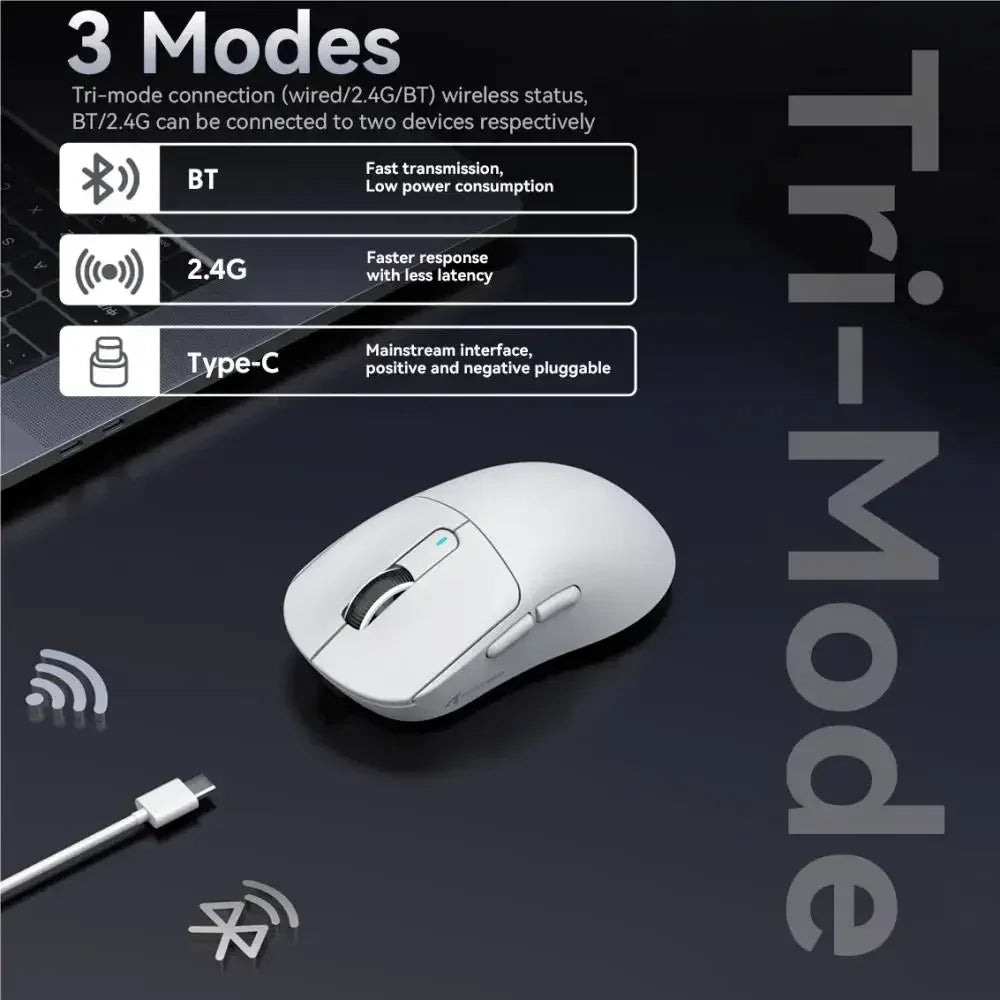 Attack Shark X3Pro Wireless  Gaming Mouse PixArt PAW3395 26000dpi Bluetooth Optical Mouse Tri-Mode Connection Macro Gaming Mouse Lootquake LLC