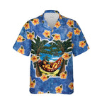 3D Print Hula Girl Graphic Beach Shirts For Men Casual Short Sleeve Hawaiian Dancer Blouses Aloha Beach Button Shirts Mens Tops Lootquake LLC
