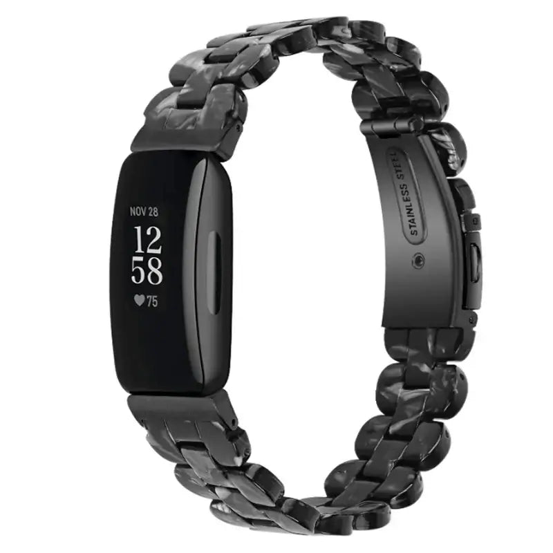 Fitbit Inspire 3, 2, 1, HR Resin Band - Durable, Lightweight - SJB-DIAMOND ELITES