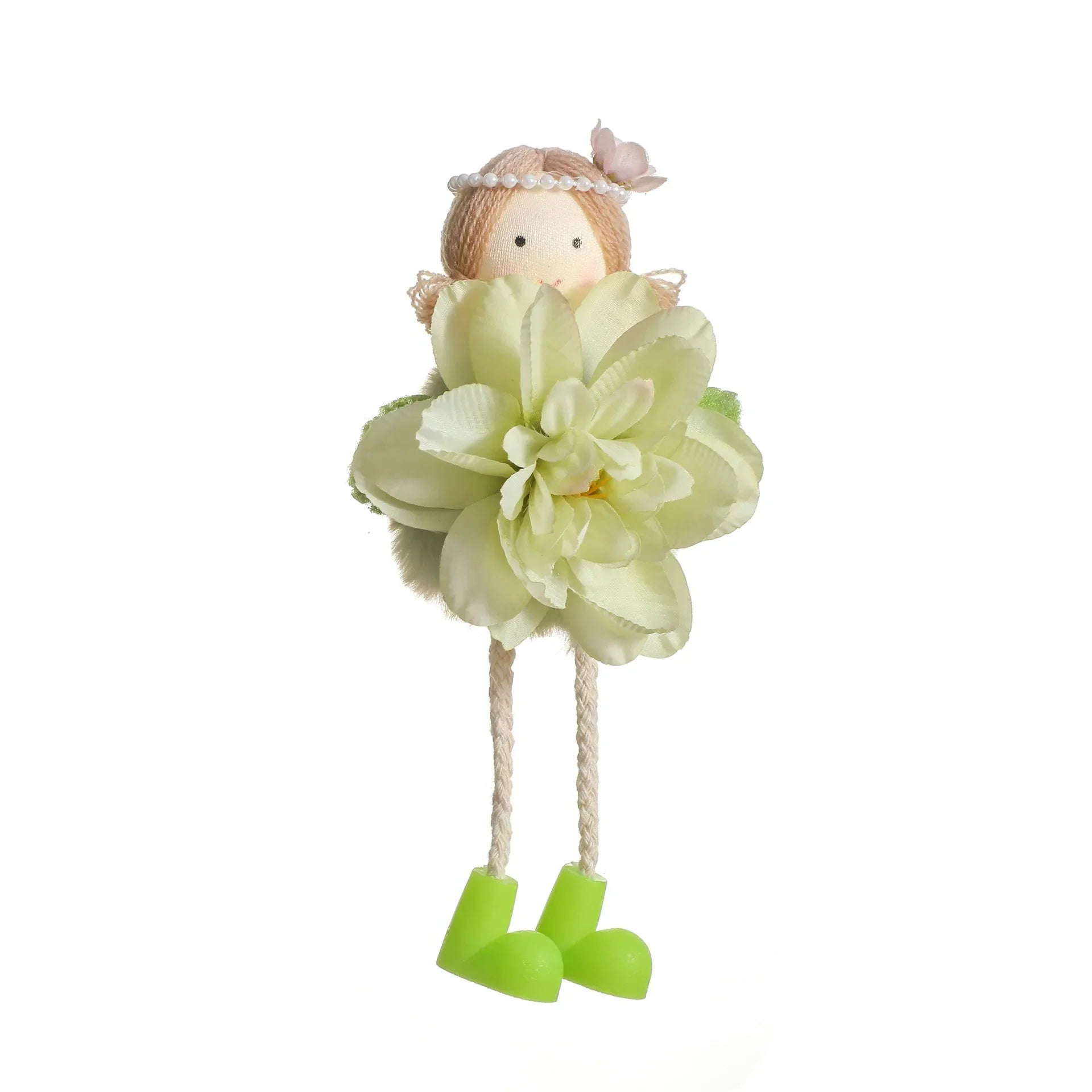 2025 Easter Long Legs Flower Fairy Angel Elf Rabbit Dolls Home Hanging Ornaments Spring Easter Party Supplies Kids Birthday Gift Lootquake LLC