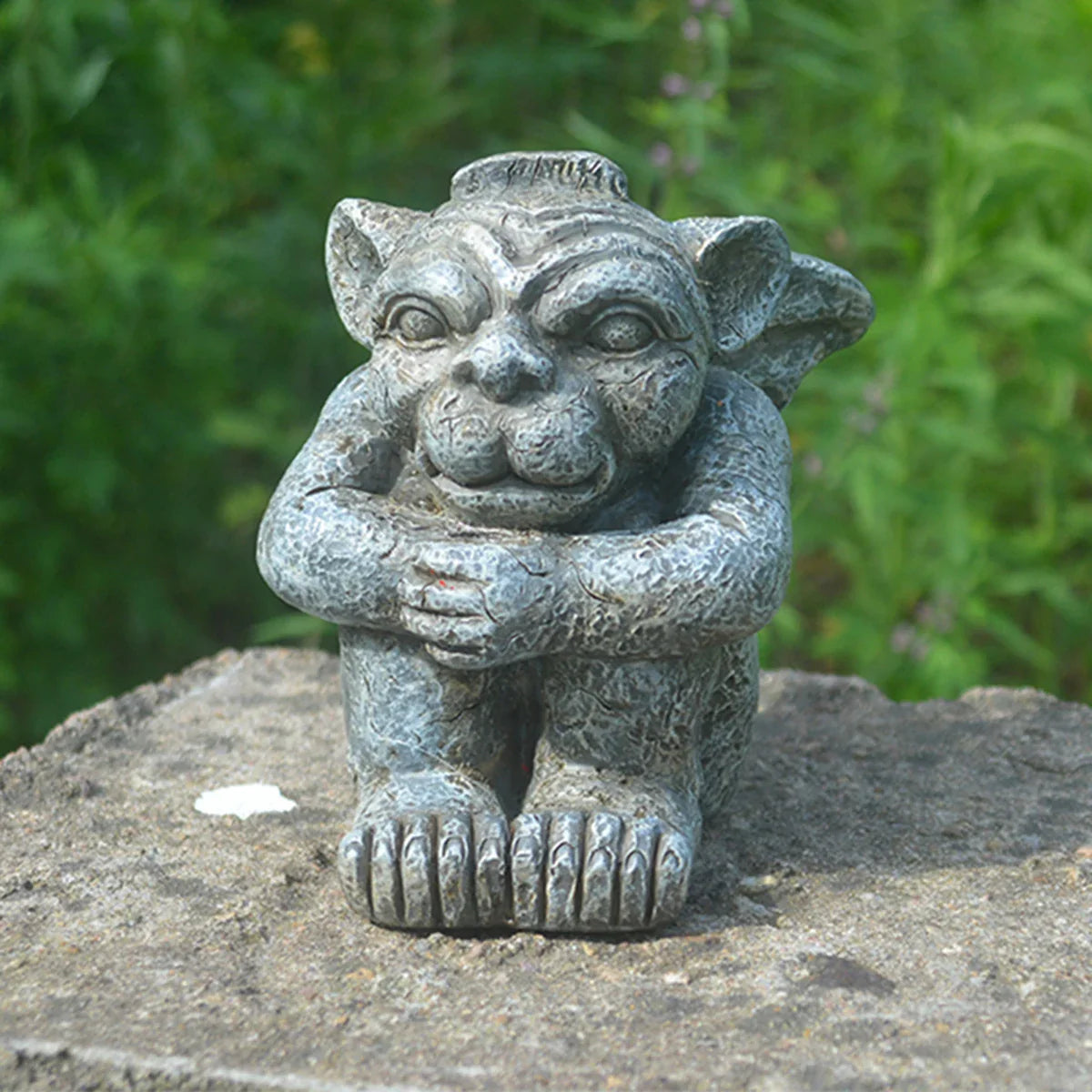 Gargoyle Gothic Decor Statue, Gargoyle Garden Guardian Sculpture, Medieval Gargoyle Mantel Office Bedroom Garden Decoration Lootquake LLC
