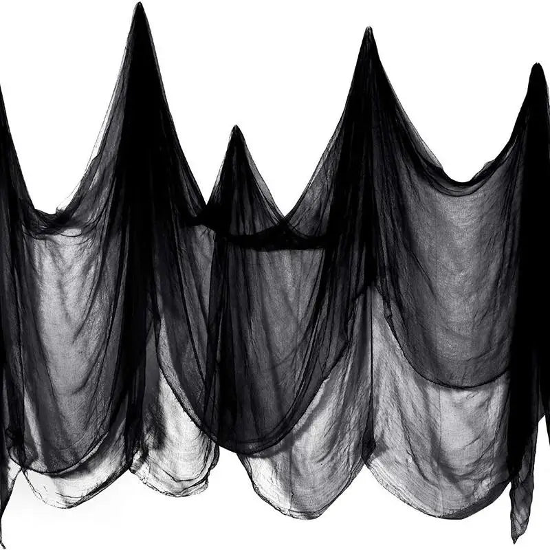 Horror Halloween Party Decoration Haunted Houses Doorway Outdoors Decorations White Creepy Cloth Scary Gauze Gothic Props Lootquake LLC