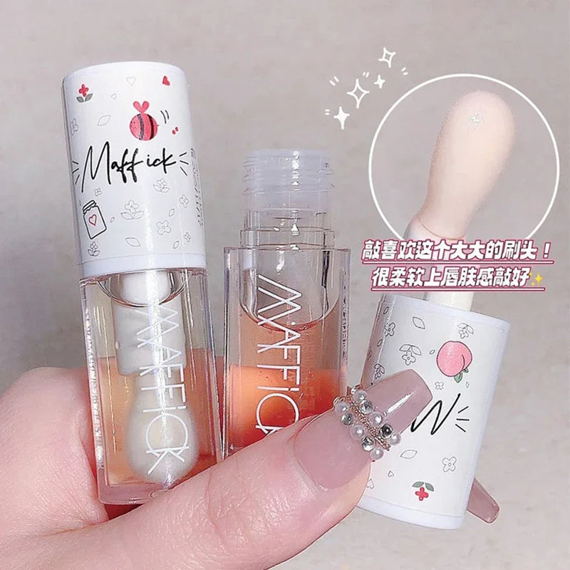 Moisturizing Balm Lip Gloss Labial Lips Moisturizer Jelly Lipstick Bright Oil Big Lip Brush Make Up Korean Beauty Cosmetics Lootquake LLC