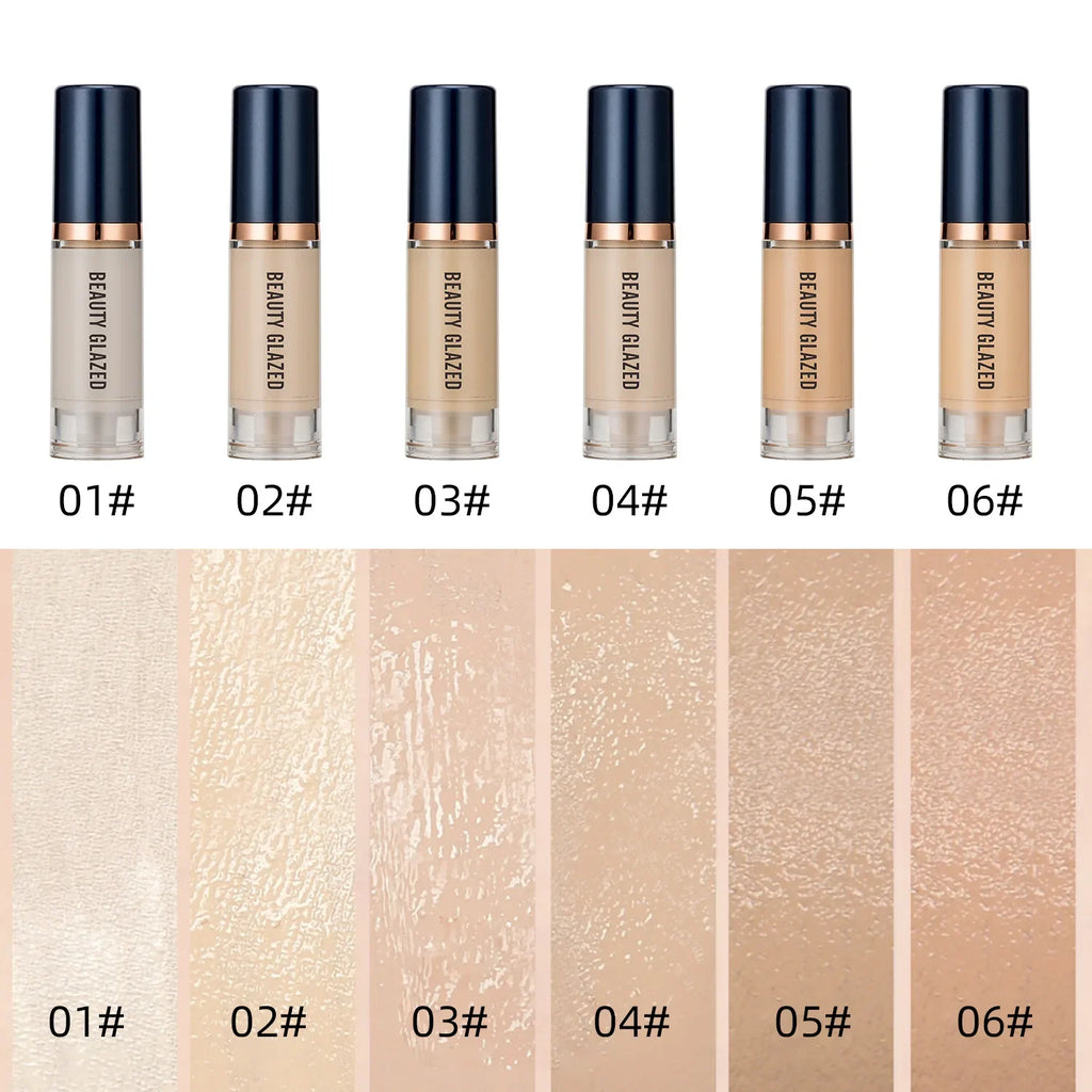 6 Colors Waterproof Liquid Foundation BB Cream Matte Base Primer Moisturizing Concealer Isolation Contour Face Make Up Cosmetics