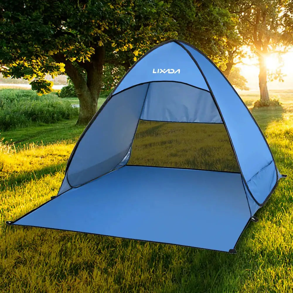 Lixada Automatic Instant Pop Up Beach Tent Lightweight Outdoor UV Protection Camping Fishing Tent Cabana Sun Shelter