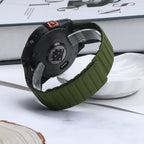 Garmin Magnetic Silicone Band - Durable QuickFit Strap - SJB-DIAMOND ELITES