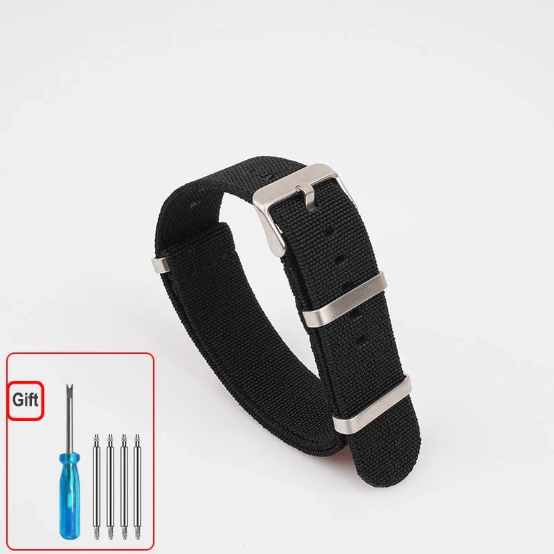 Amazfit Nylon Watch Band NATO Strap Waterproof Washable Elastic