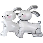 Easter Bunny Inflatables Balloon Decorations Standing Carrot Balloons Cute Carrot Rabbit Happy Easter Party Birthday Decorations Lootquake LLC