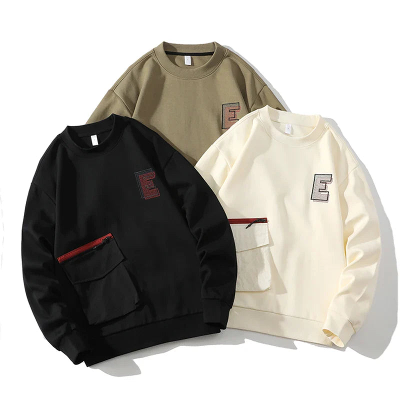 Autumn Spring 2024 Hoodies Sweatshirt For Men's Grey Blue Hip Hop Punk Pullover Streetwear Casual Fashion Clothes OverSize 5XL Lootquake LLC