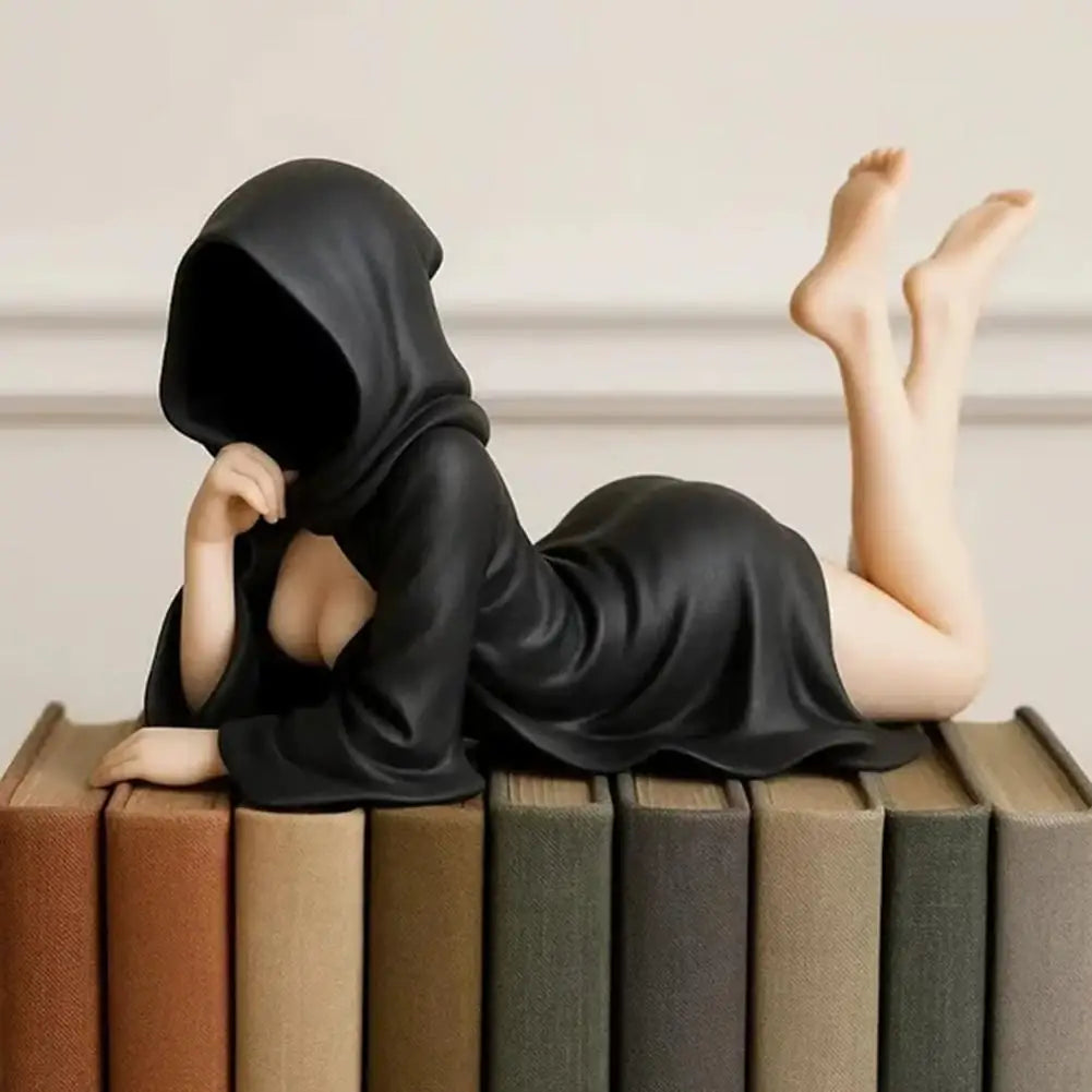 Mysterious Statue Gothic Resin Ornaments Mysterious Statue Home Desktop Sculpture Halloween Decoration Lootquake LLC