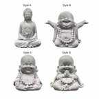 Buddha Statue Hand Carved Buddhism Decorative Figurine Buddha Sculpture for Living Room Home Shop Tabletop Indoor Outdoor Lootquake LLC