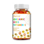 DAITEA Children's Vitamin C Gummies, with Zinc, Immune Support Promote Bone Development Improve Memory 60 Gummies