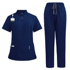 Unisex Medical V-neck Nurse Scrubs
