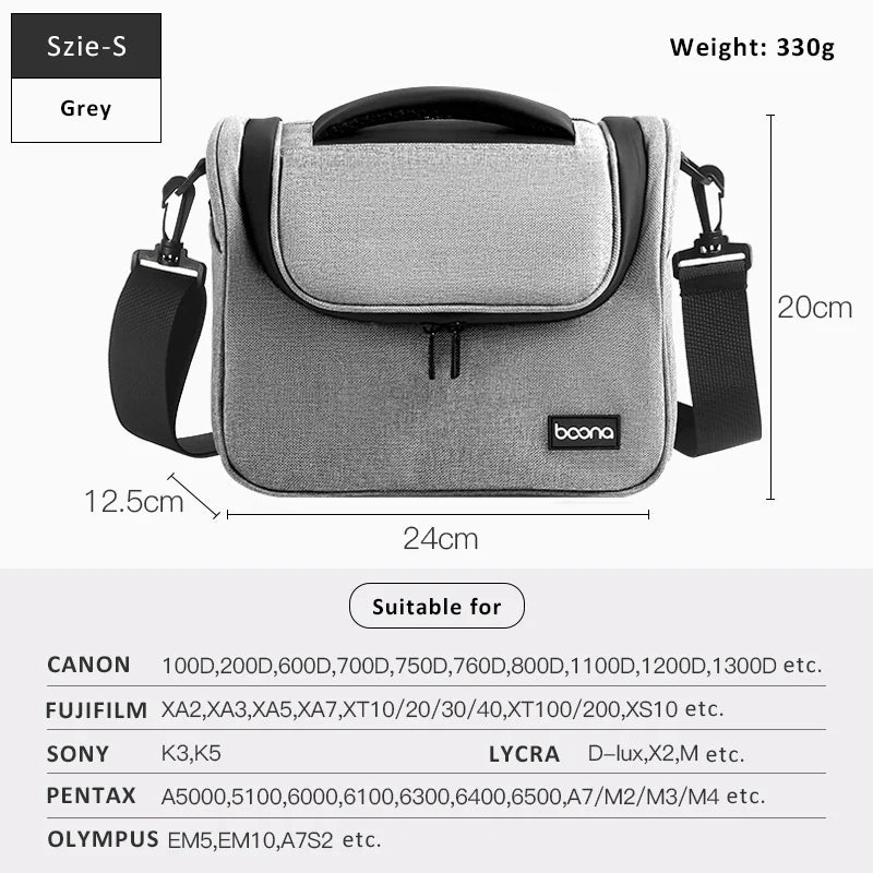 Digital SLR Shoulder Bags Waterproof  Camera Bag Lens Photography Bag for Canon Nikon Sony Micro Single Camera Sleeve Lootquake LLC