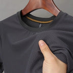 High-End 2023 Luxury Brand Men's T-Shirts Ice Silk with Breathable Mesh for Summer Designer Harajuku  Fashion T-Shirt for Men Lootquake LLC