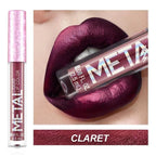 Metallic Matte Liquid Lipstick Waterproof Long Lasting Non-Stick Cup Matte Shimmer Glitter Lip Gloss Women Lips Makeup 12 Colors Lootquake LLC