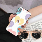 Dog Paw Phone Case For Iphone 11 12 13 Mini Pro Max 8 7 6 6s Plus X 5 S Se 2020 Xr Xs 10 Case Paw Print Heart Pet Lovers Stevvex
